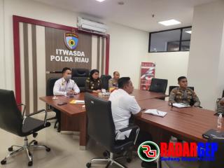 Asisten Pengawasan Kejati Riau Hadiri Pengarahan Irwasum Polri Secara Virtual